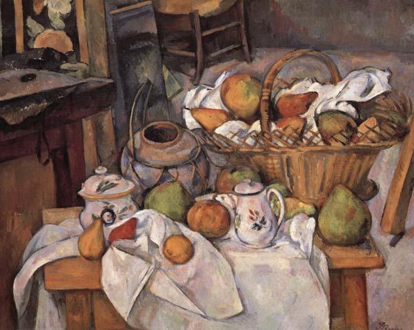 Paul Cezanne Still Life with Ginger Pot France oil painting art